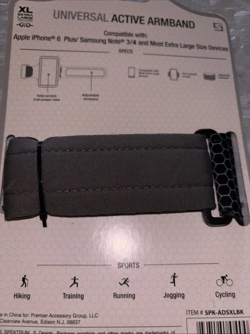 Hive Universal Active Armband - Black/Gray